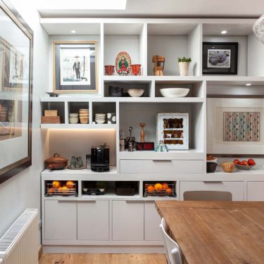 COCINA INTEGRADA VIDRIO RANURADO